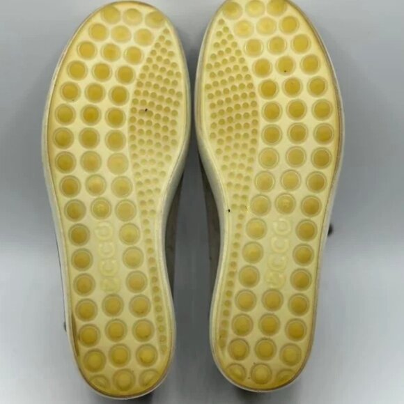 ECCO Women's Soft 7 Stitch Tie Warm Grey Sneaker Size 39 (Size 8) - Picture 8 of 9